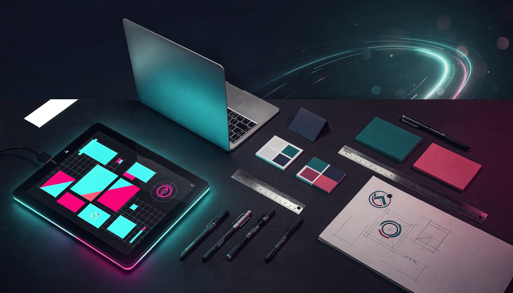 Nova Design — freelance graphic designer website built with WebZum AI website creator