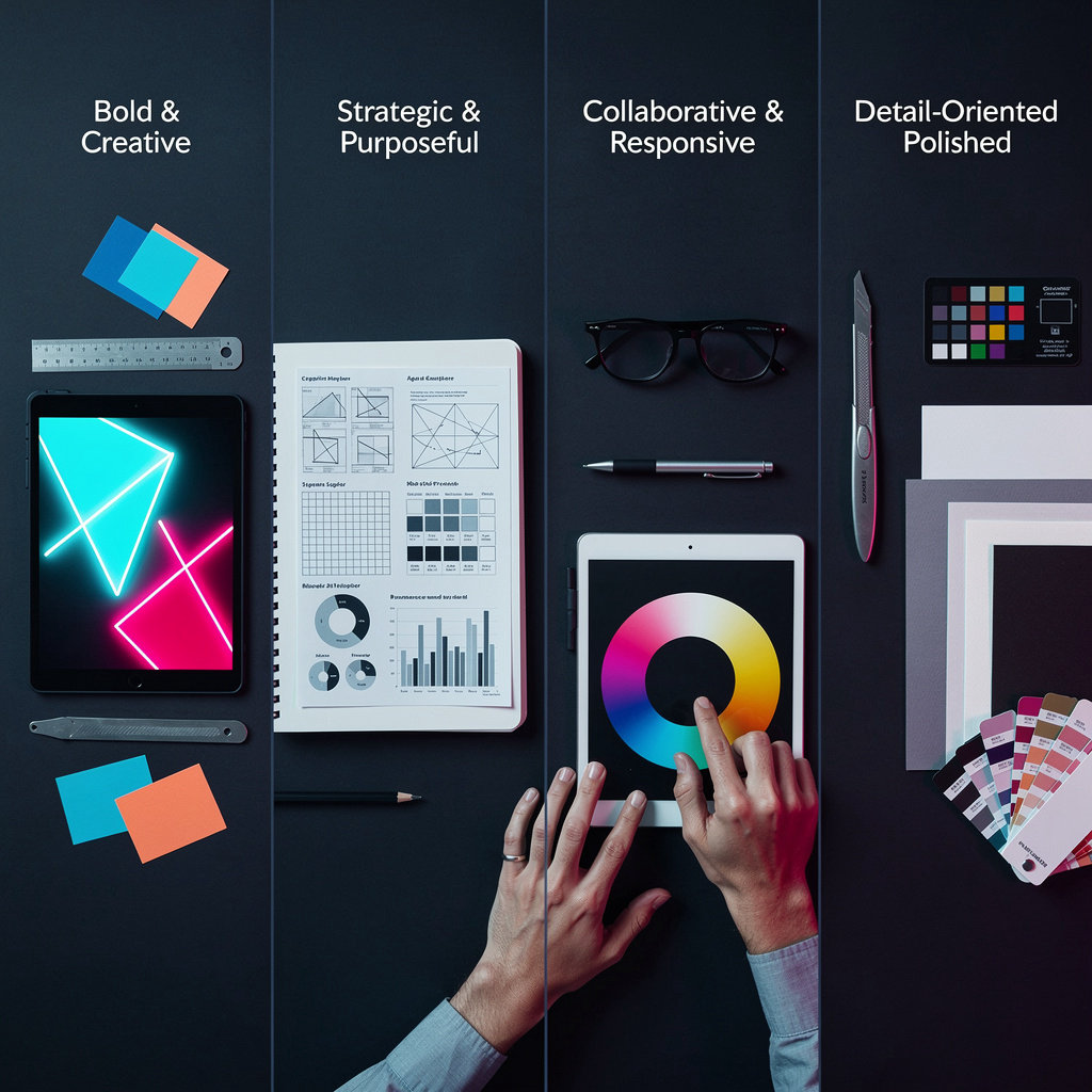 Nova Design creative philosophy - bold, strategic, collaborative approach to graphic design and branding