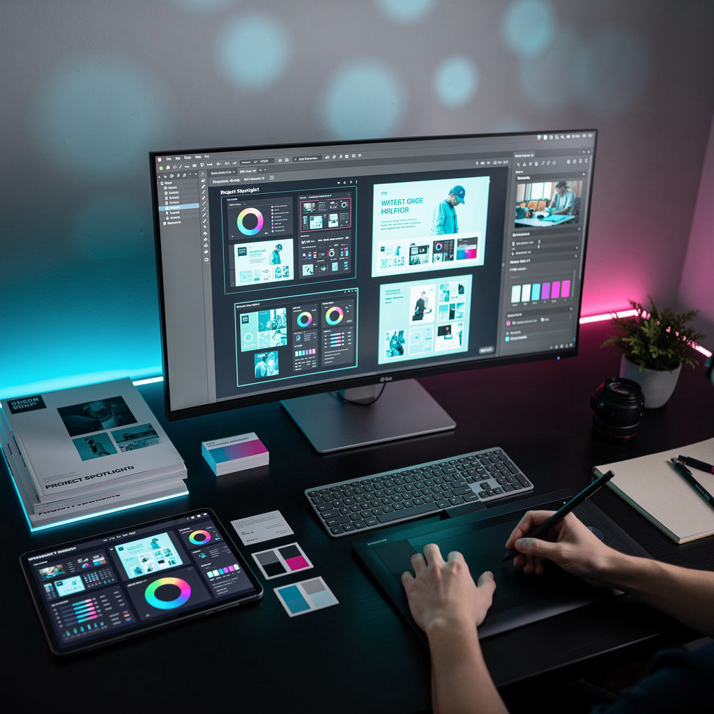 Nova Design premium branding project showcase - Logo and visual identity case study